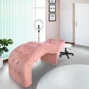 Ver imagem 2 de Maca Estética Estofado Salão Clínica Capitonê Isabela Rosê