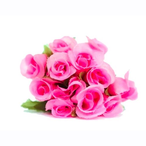 Mini Rosa escuro Decoração Festas Artesanato Flores Artificiais |  MadeiraMadeira