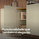 Ver imagem 4 de Buffet Sala de Estar 149,5cm 4 Portas Pés em Aço Dourado Livano M20 - D'Rossi