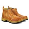 BOTINA DE COURO NATURAL BOTA CATERPILLAR AMARELA SOLA Z CAT400 - Mocassim - 40 - 1