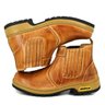 BOTINA DE COURO NATURAL BOTA CATERPILLAR AMARELA SOLA Z CAT400 - Mocassim - 40 - 3