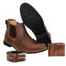 BOTINA CHELSEA KIT BOTA MASCULINA CIANELLI EM COURO LEGÍTIMO MARROM CAT600 - Marrom - 41 - 1