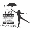 Ver imagem 2 de Adesivo de Parede Decoratico Frase a Dançar na Chuva