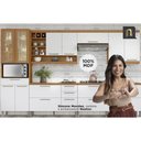 Ver imagem 6 de Módulo Cozinha Nesher Burguesa C/ 3 Portas e 4 Gavetas Freijo/grafite-nesher