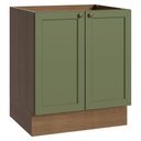 Ver imagem 1 de Balcão de Cozinha 70 cm 2 Portas (sem Tampo) Rustic/Verde Vik Madesa