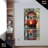 Quadro Decorativo Pintura Bonde Vertical 120x60 3 Peças - 3