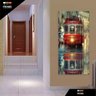 Quadro Decorativo Pintura Bonde Vertical 120x60 3 Peças - 4