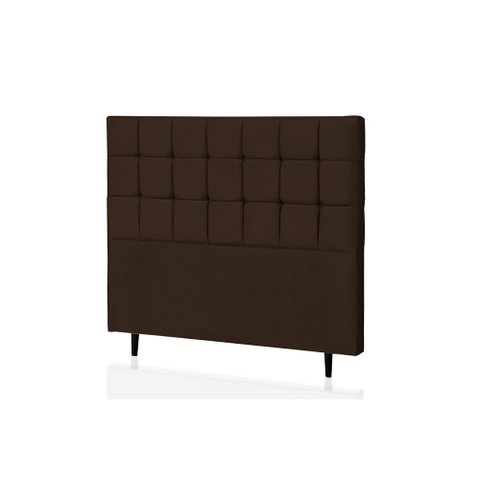 Cabeceira King Livia 195 CM Suede Marrom - D A Decor