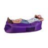 Kit 2 Sofás Infláveis Airsofá Sofistq Violeta e Laranja Modelo Banana 240x90x65cm Laybag - 3
