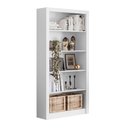 Ver imagem 1 de Estante Livreiro para Escritório Home Office Notável Branco - Bela Móveis