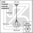 Ver imagem 3 de Diamante Aramado Diamante - Bronze - 2100-13