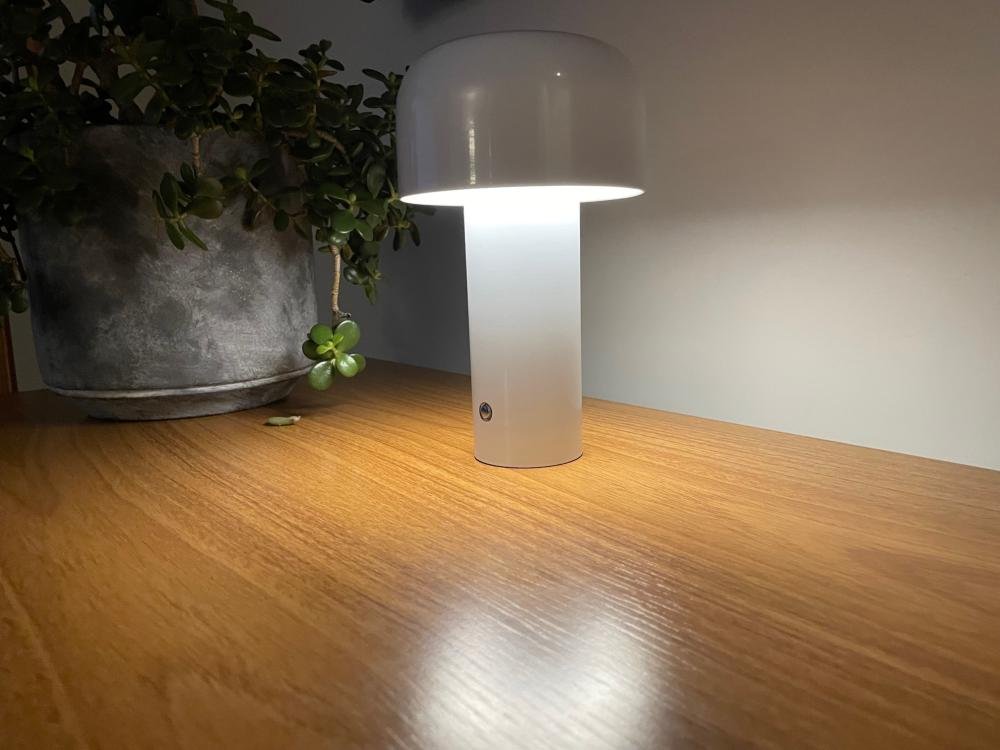 Mushroom lamp - Luminária Led sem fio – Branca – Minicool - 6