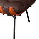 Ver imagem 4 de Puff Decorativo Laura 65cm Couro Cinza - Sallar Home