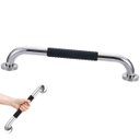 Ver imagem 1 de Barra de Apoio 40cm Inox Suporte Antiderrapante Idoso Deficiente Banheiro Box Segurança Quarto Corre