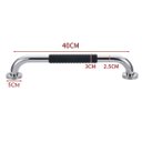 Ver imagem 3 de Barra de Apoio 40cm Inox Suporte Antiderrapante Idoso Deficiente Banheiro Box Segurança Quarto Corre