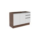 Ver imagem 1 de Balcão de Pia Glamy 2 Portas 3 Gavetas Madesa
