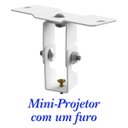 Ver imagem 5 de SUPORTE PROJETOR DATASHOW TETO BRAÇO 40 CM BRANCO