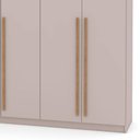 Ver imagem 7 de Guarda Roupa Casal 276cm 3 Gavetas Dubai Majestic Fendi - Vila Rica