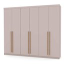 Ver imagem 1 de Guarda Roupa Casal 276cm 3 Gavetas Dubai Majestic Fendi - Vila Rica