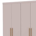Ver imagem 6 de Guarda Roupa Casal 276cm 3 Gavetas Dubai Majestic Fendi - Vila Rica