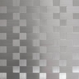 PASTILHA ADESIVA METÁLICA M110 PRATA ESCOVADO 30,5X30,5CM - 1