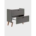Ver imagem 6 de Gabinete para Banheiro com Espelheira 80cm Retro Mdf Verde Milano - On Móveis