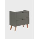 Ver imagem 3 de Gabinete para Banheiro com Espelheira 80cm Retro Mdf Verde Milano - On Móveis