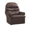 Poltrona Retrátil Reclinável do Papai Realeza Corino - Marrom - 1