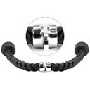 Ver imagem 3 de Corda Profissional Triceps Biceps Antebraço Musculação Treino Academia Crossover Pullover Polia Puxa