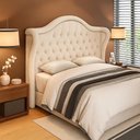 Ver imagem 4 de Cabeceira para Cama Box Casal 160cm Dorian Bouclé Off White - Sallar Home