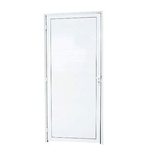Porta Lambril Duplo sem Vidro Alumínio Branco - Linha Premium - 210cm - 70cm - Esquerdo