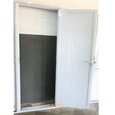 Ver imagem 3 de Porta Lambril Duplo sem Vidro Alumínio Branco - Linha Premium - 210cm - 70cm - Esquerdo