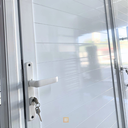 Ver imagem 4 de Porta Lambril Duplo sem Vidro Alumínio Branco - Linha Premium - 210cm - 70cm - Esquerdo