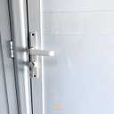 Ver imagem 5 de Porta Lambril Duplo sem Vidro Alumínio Branco - Linha Premium - 210cm - 70cm - Esquerdo