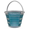 Balde Retrátil Flash Limp de Silicone Dobrável Plástico Verde Flexível 10 Litros - 2