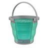 Balde Retrátil Flash Limp de Silicone Dobrável Plástico Verde Flexível 5 Litros - 2