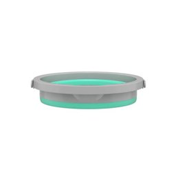 Balde Retrátil Flash Limp de Silicone Dobrável Plástico Verde Flexível 5 Litros - 3