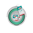 Ver imagem 4 de Balde Retrátil Flash Limp de Silicone Dobrável Plástico Verde Flexível 5 Litros
