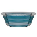 Ver imagem 3 de Kit 2 Pçs 1 Balde Retrátil de Silicone 10 L 1 Bacia Dobrável 8 L Plástico Verde Flexível Flash Limp