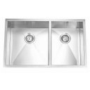 Ver imagem 2 de Cuba Dupla Embutir Gourmet 83,8x51 Escovado De Bacco