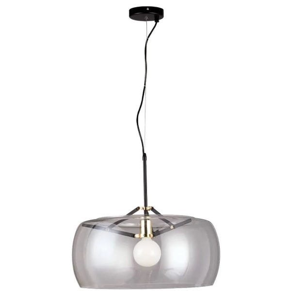 Pendente Nobu 50cm Transparente E27 40w - Bella - Re003bc