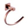 Kit Acessórios de Banheiro Lavabo 4 Peças Rose Gold Luxo Ikab06 - 4