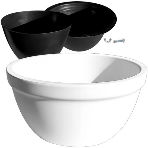 Forma 3d para Vaso Ornamental Redondo em Abs 2mm para Concreto, Cimento e Gesso