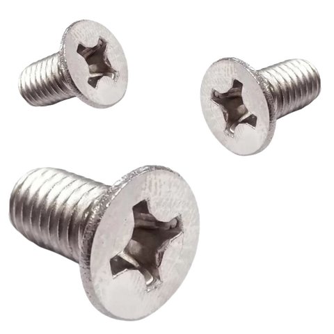 PARAFUSO MÁQUINA C. CHATA M3 X 8 PHILLIPS - 200PÇS