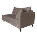 Ver imagem 3 de Recamier Charmy 1,60m Suede Capuccino - Dominic Decor