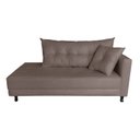 Ver imagem 1 de Recamier Charmy 1,60m Suede Capuccino - Dominic Decor