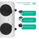 Ver imagem 5 de Fogão Elétrico:Branco/220V