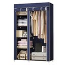 Ver imagem 1 de Guarda Roupa Modular Quarto Closet Arara Organizador Casaco Camiseta Sapatos Objetos Luxo Porta Zipe