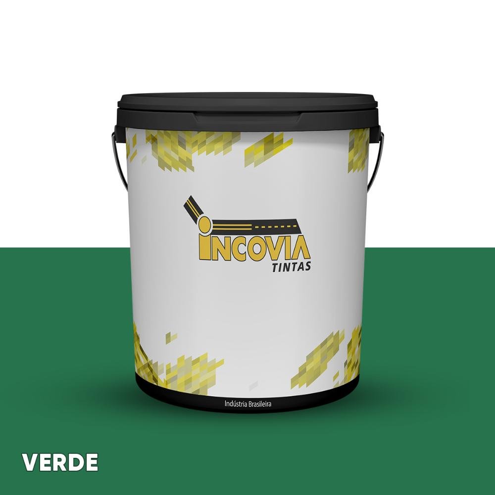 Tinta Viaria Base Agua - Verde - 18l