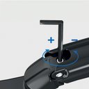 Ver imagem 6 de Suporte Ergonômico Articulado de Mesa, Elg, F160n, para 2 Monitores, Pistão a Gás, até 9kg, Grafite